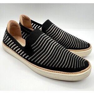 UGG Sammy Breeze Women’s Slip on Sneaker  Black Tan 1109533 Size 9